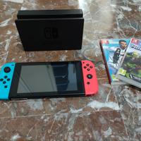 Nintendo Switch con Minecraft e Fifa 22