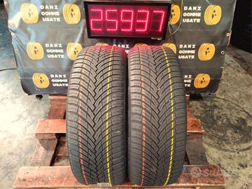 2 GOMME USATE 215 55 17 al 70% 4 STAGIONI