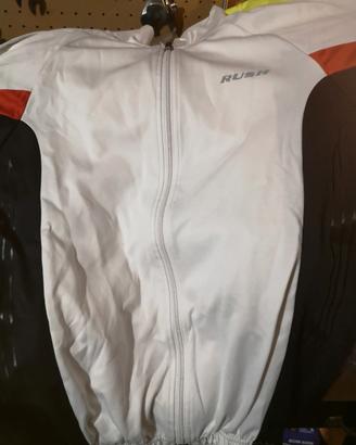 Maglia termica Rush invernale Felpata bici corsa 
