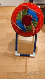 Asce e stelle ninja con bersaglio