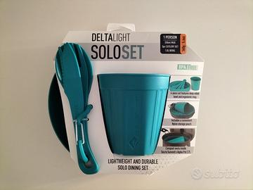 posate campeggio sea to summit deltalight solo set