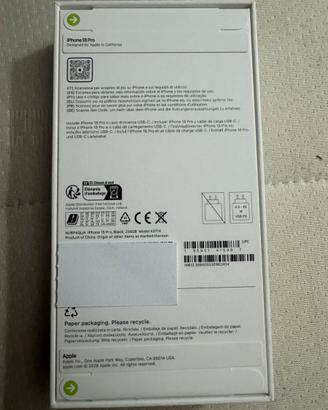 Iphone 18 pro 256 gb | Black