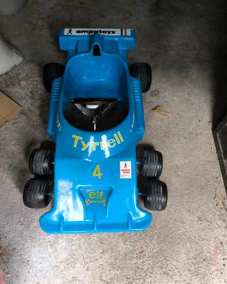 Macchina da corsa a spinta anni '70