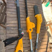 TAGLIASIEPI E POTATORE  A BATTERIA TELESCOPICO