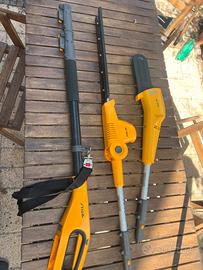 TAGLIASIEPI E POTATORE  A BATTERIA TELESCOPICO