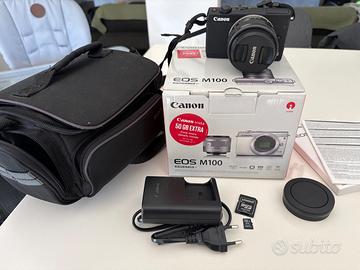 📸 Canon EOS M100 + obiettivo 15-45mm – Come nuova