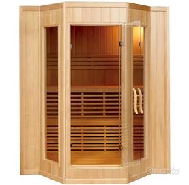 Sauna finlandese  4 posti Hemlock SN081