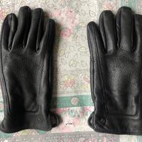 Guanti in pelle nera Samsonite