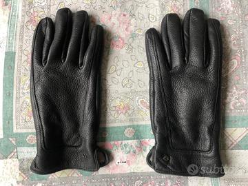 Guanti in pelle nera Samsonite