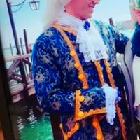 Costume Veneziano del '700 - Blu e Oro