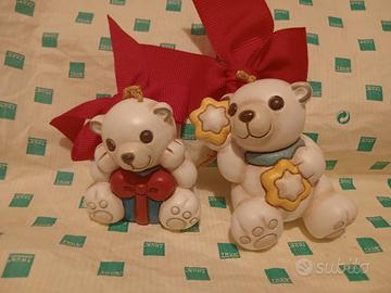 addobbo orso polare pacco stella thun natale 