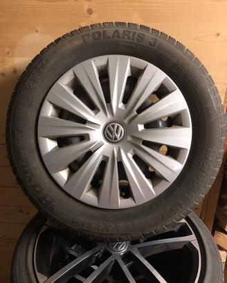4 gomme invernali + 4 cerchi Volkswagen