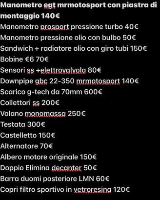 Ricambi Abarth grande punto