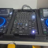 denon sc 6000 prime x2 mixer 1850 prime + case Ma 