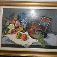 quadro dipinto natura morta grande 90x70 NUZZO WIL