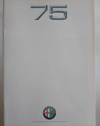 Brochure ALFA 75  02/'91