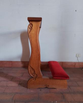 Inginocchiatoio legno da camera o chiesa