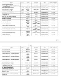 libri scolastici x Ist Tecnico Tecnologico