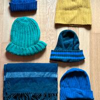 Cappelli e sciarpa