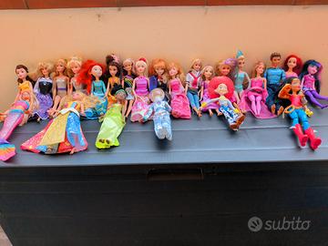 Barbie e altre bamboline Mattel e Disney