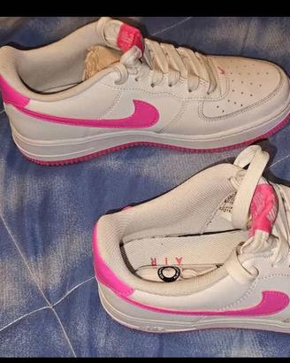 Nike air force 1 ragazza BIANCHE E ROSA
