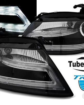 FANALI ANTERIORI TUBE LED AUDI A4 B8 alogeni H7