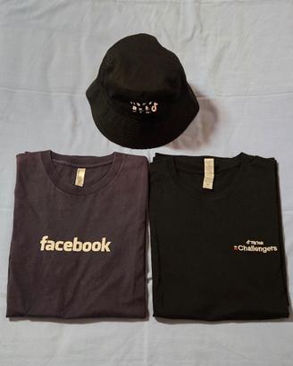 📱 Kit Facebook & TikTok: 2 T-Shirt + Bucket Hat
