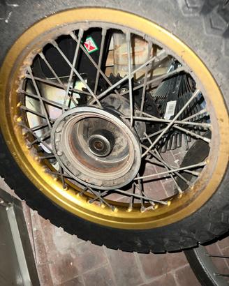Ruota posteriore Gilera Rally 250 vintage