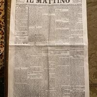 Il mattino primo foglio del 1892 ristampa