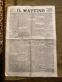 Il mattino primo foglio del 1892 ristampa