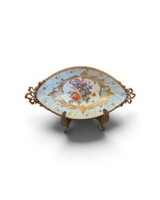Cestino in porcellana Limoges
