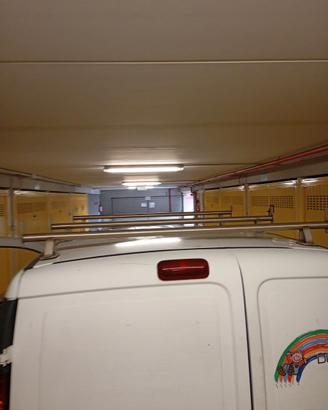 3 barre in acciaio portapacchi per doblo fiat