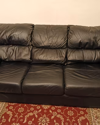 Divano pelle 3 posti