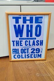 Poster con Cornice 24x30 The Who The Clash