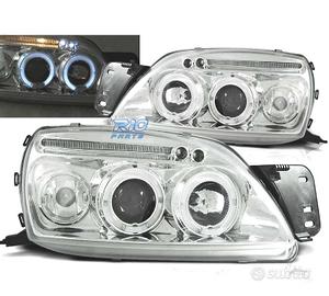 FARI FORD FIESTA 99-02 ANGEL EYES FONDO CROMATO
