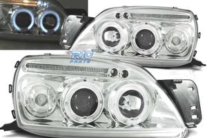 FARI FORD FIESTA 99-02 ANGEL EYES FONDO CROMATO