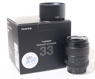 OBIETTIVO FUJI XF 33 MM F/1.4 R LM WR. ASPH.ERICAL
