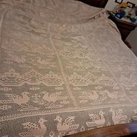 Copriletto fatto a mano