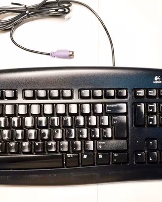 "Logitech Deluxe" - Tastiera a filo PS/2