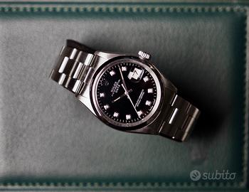 Rolex Date Ref. 1500 Black Diamond Dial