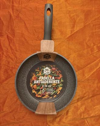 Padella antiaderente acciaio gas induzione 24cm