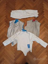 Tuta da scherma Negrini 48 Fencing Line 4 pezzi