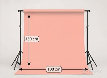 Fondale fotografico Pesca, Rosa salmone chiaro