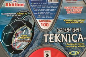Catene Neve Teknica Rhütten misura 100