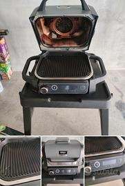 Barbecue Elettrico Ninja Woodfire + Supporto