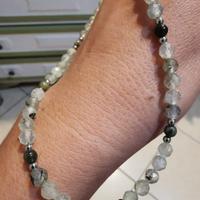 Collana in Prehnite e Giada