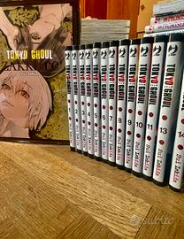 Tokyo ghoul manga più tre libri della serie
