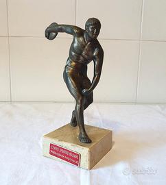 Statuina scultura vintage '50 Discobolo di Mirone