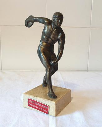 Statuina scultura vintage '50 Discobolo di Mirone