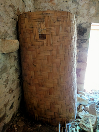 Contenitore in canne intrecciate "Cannizzo"